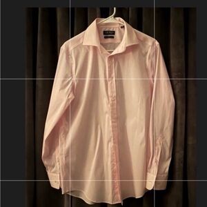 LAUREN Ralph Lauren Dress Suit Shirt Slim Fit Performance Stretch 15 1/2; 32/33